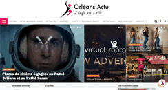 Desktop Screenshot of orleansactu.fr